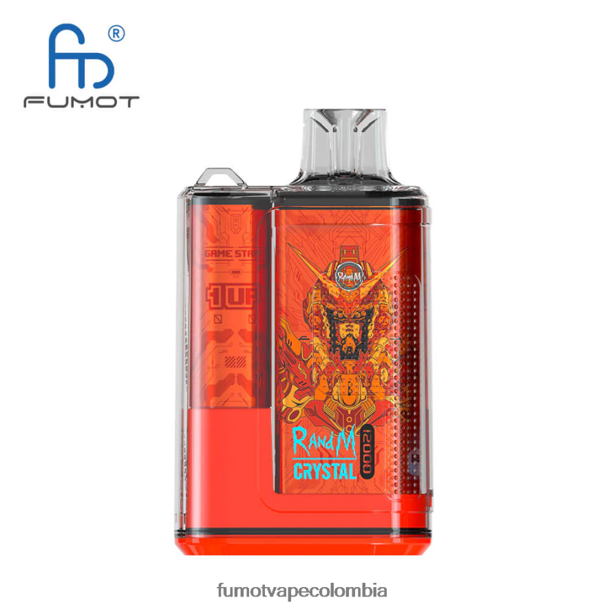 Fumot factory - 12000 caja de vapeo desechable - 20ml (1 pieza) frambuesa arándano Fumot Crystal 66880J261