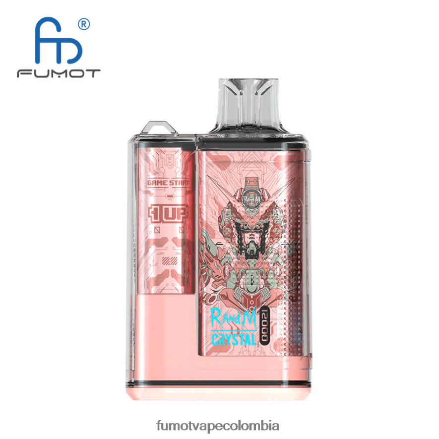 Fumot factory - 12000 caja de vapeo desechable - 20ml (1 pieza) frambuesa arándano Fumot Crystal 66880J261