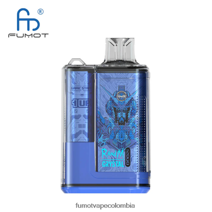 Fumot factory - 12000 caja de vapeo desechable - 20ml (1 pieza) frambuesa arándano Fumot Crystal 66880J261