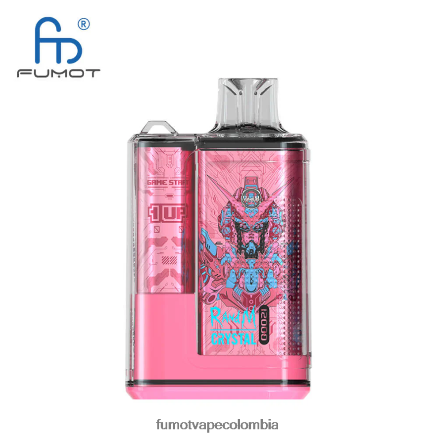 Fumot factory - 12000 caja de vapeo desechable - 20ml (1 pieza) frambuesa arándano Fumot Crystal 66880J261