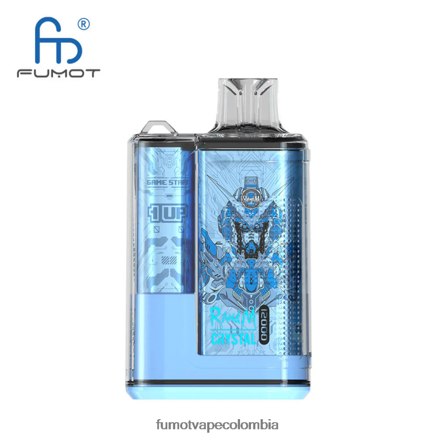 Fumot factory - 12000 caja de vapeo desechable - 20ml (1 pieza) frambuesa arándano Fumot Crystal 66880J261