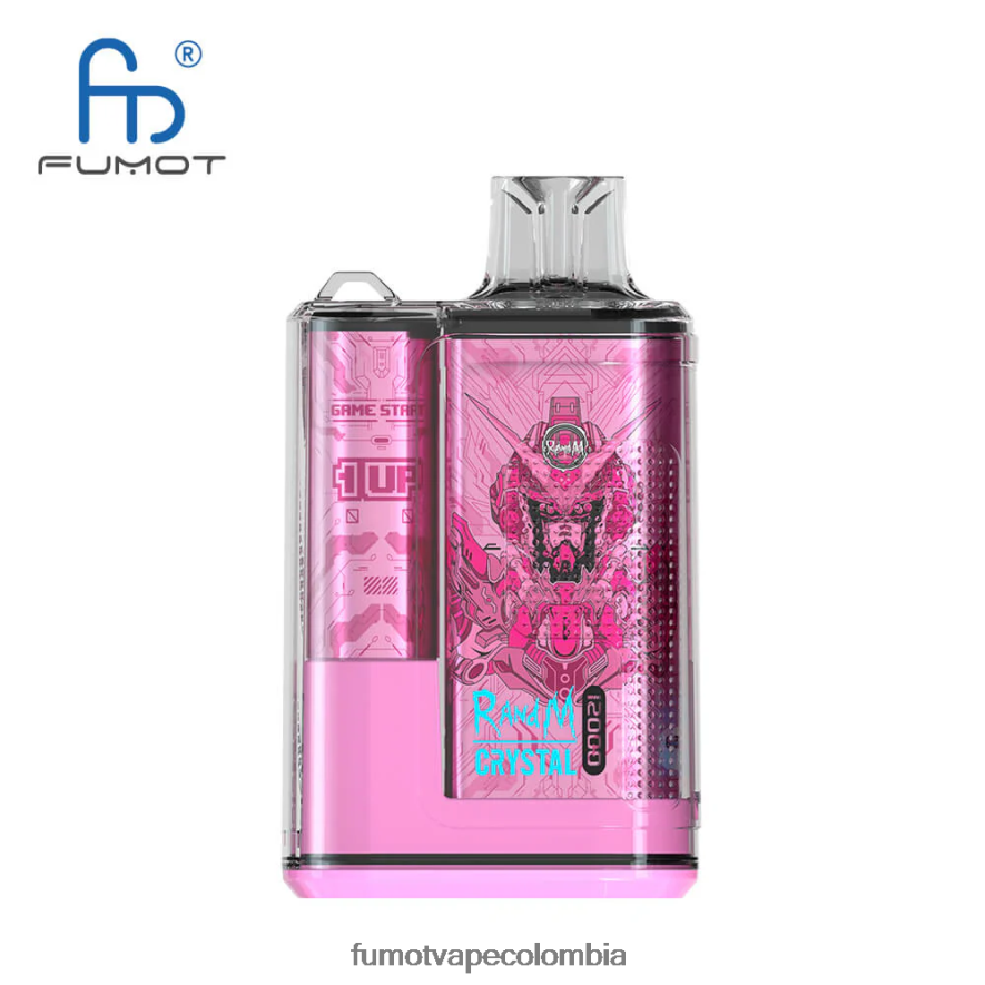 Fumot vape online shop - Caja de vapeo desechable 20ml 12000 (1 pieza) uva fresa Fumot Crystal 66880J279