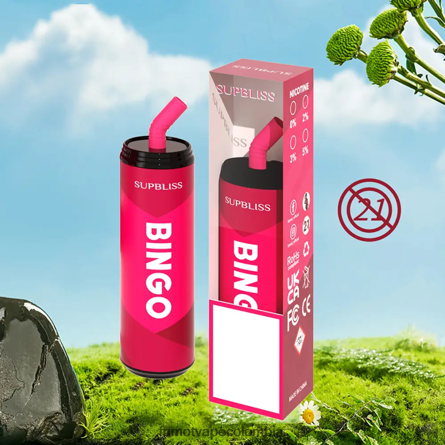 Fumot vape Colombia - 9000 bolígrafo vapeador desechable (1 pieza) - 18 ml juego de bolos Fumot Supbliss Bingo 66880J473