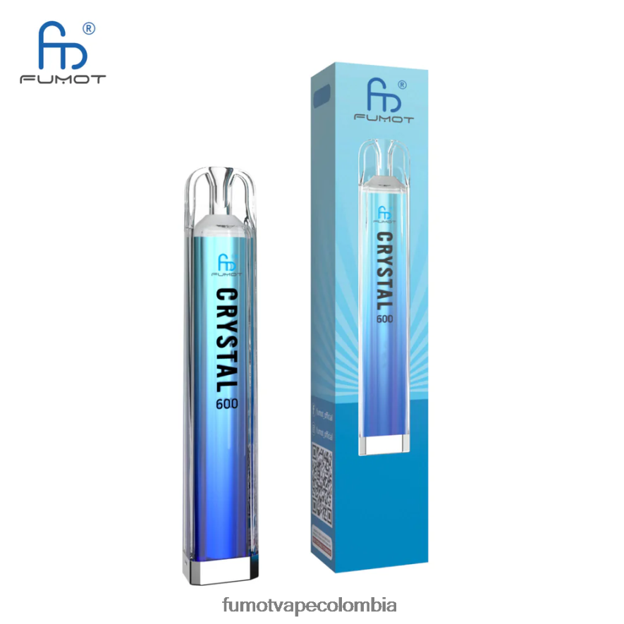 Fumot factory - Vaporizador desechable de 2 ml (juego de 3 piezas) - compatible con 600 tpd hielo de piña Fumot Crystal 66880J391