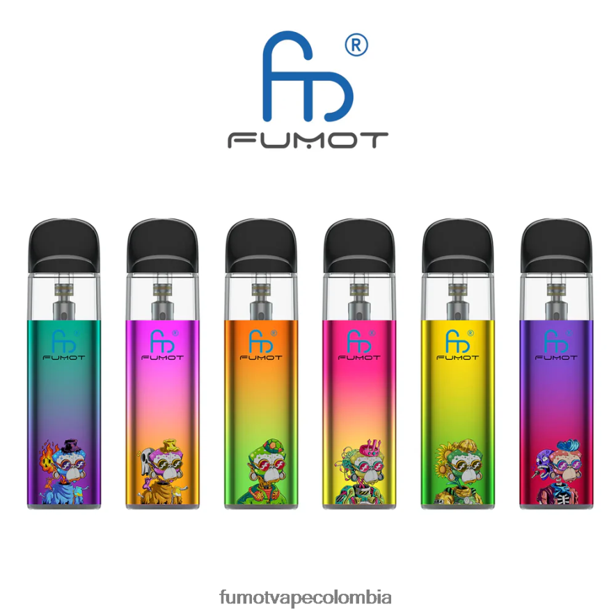 Fumot factory - kit de vapeo vacío compatible con tpd (1 pieza) verde-morado Fumot Dazzle Lite 66880J551