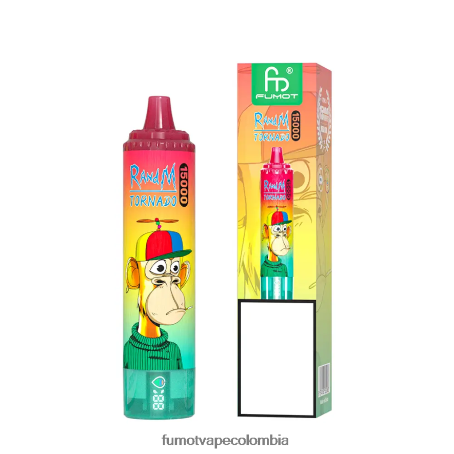 Fumot vape Colombia - 15000 vaporizador desechable 25ml (1 pieza) arándano cereza arándano Fumot Tornado 66880J163