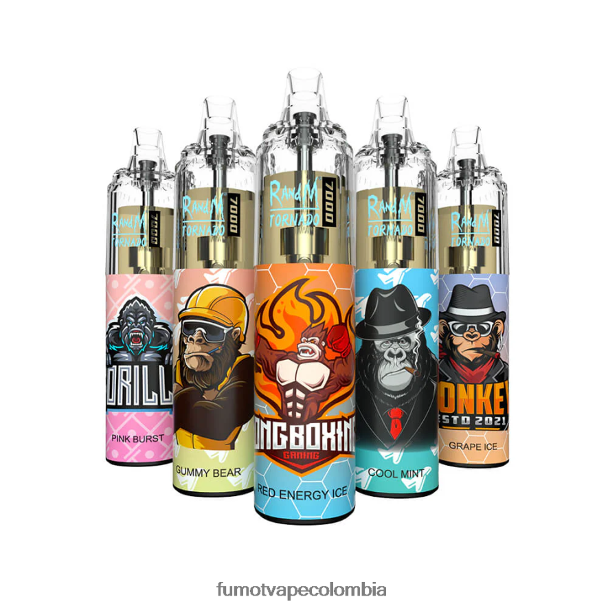 Fumot vape Colombia - Pluma vaporizador desechable 0% 7000 - 14 ml (1 pieza) hielo de cola Fumot Tornado 66880J513