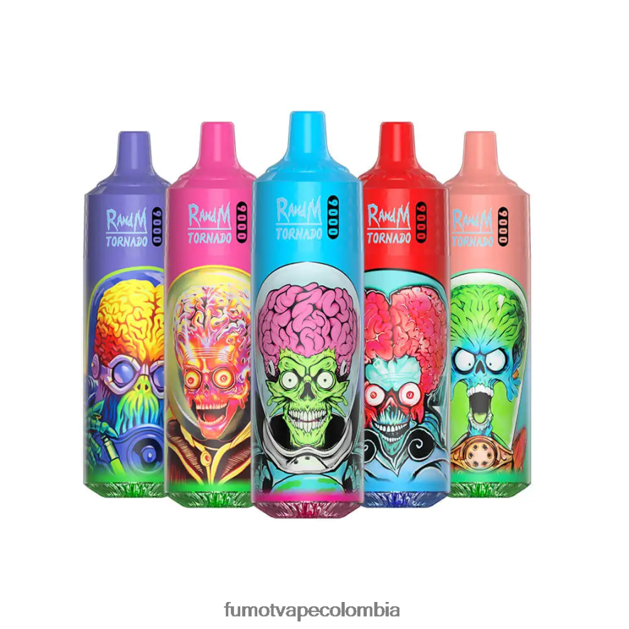 Fumot vape Colombia - Pluma vaporizador desechable 9000 - 18 ml (1 pieza) sandia fresa Fumot Tornado 66880J3