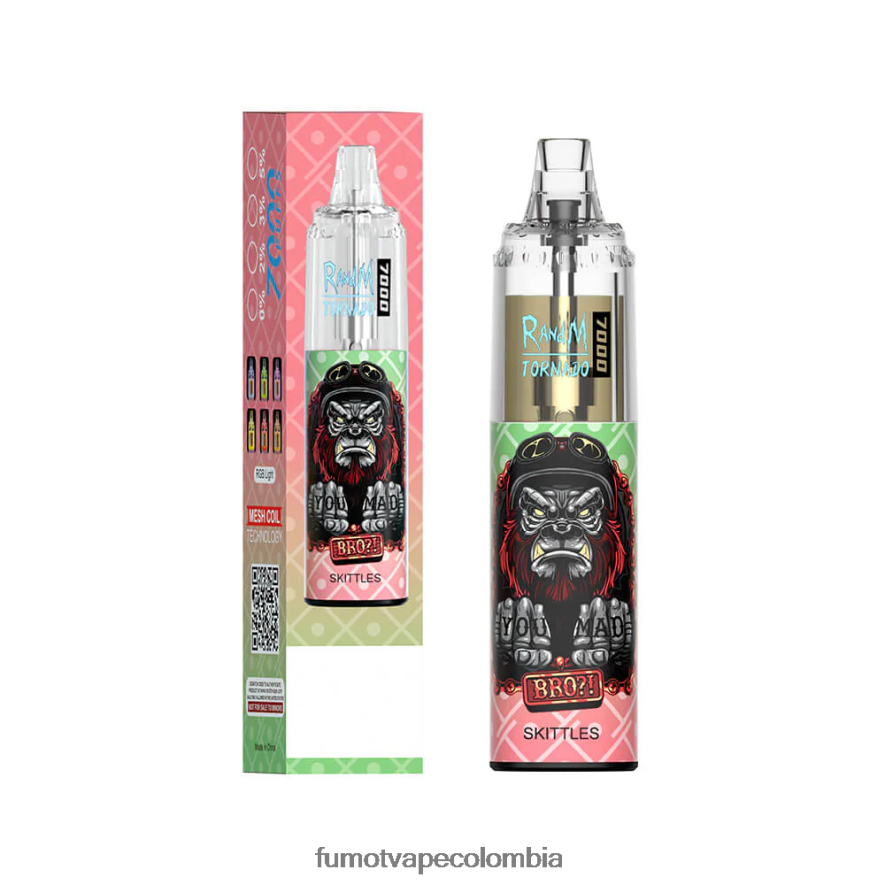 Fumot vape sale - Pluma vaporizador desechable 7000 de 14 ml (1 pieza) kiwi fresa Fumot Tornado 66880J102