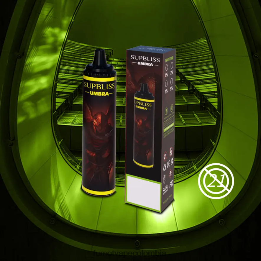 Fumot factory - 10000 (1 pieza) pluma vaporizador desechable - 20ml ron piña colada Fumot Supbliss Umbra 66880J481