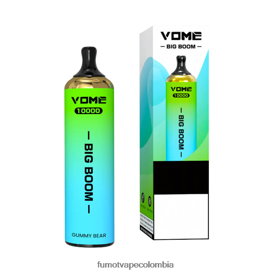 Fumot factory - bolígrafo vapeador desechable 10000 - 20ml (1 pieza) hielo azul Fumot Vome Big Boom 66880J441